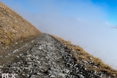 Piste du fort Jafferau-octobre 2021