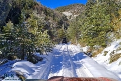 Verdon - 2021-1er sortie RLX-Defender dans la neige