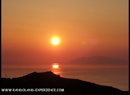 Levé de soleil Corse